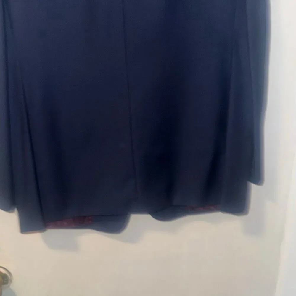 CHARLES TYRWHITT Navy Blue Wool Suit-42S 36x30
